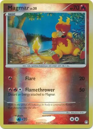 Magmar Reverse Holo