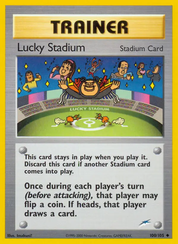 Lucky Stadium Pokemon card from Neo Destiny