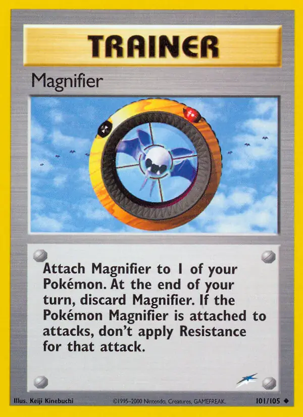 Magnifier Pokemon card from Neo Destiny