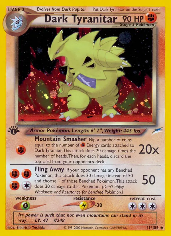 Dark Tyranitar Holo