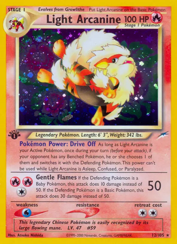 Light Arcanine Holo