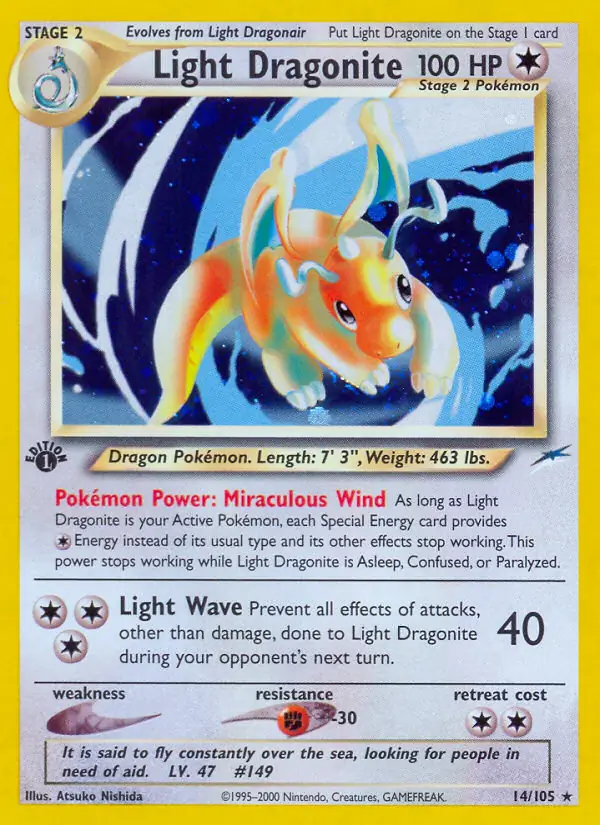 Light Dragonite Holo
