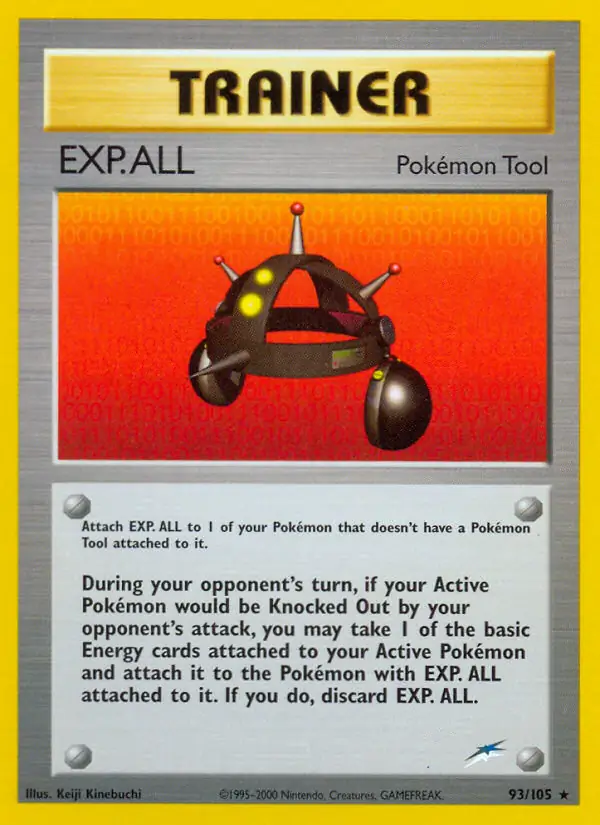 EXP.ALL Pokemon card from Neo Destiny