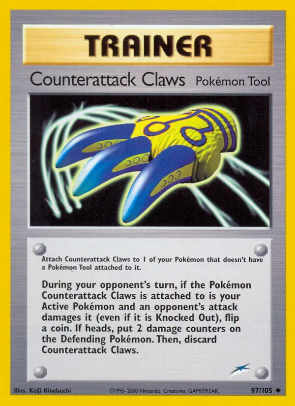 Counterattack Claws Pokemon card from Neo Destiny