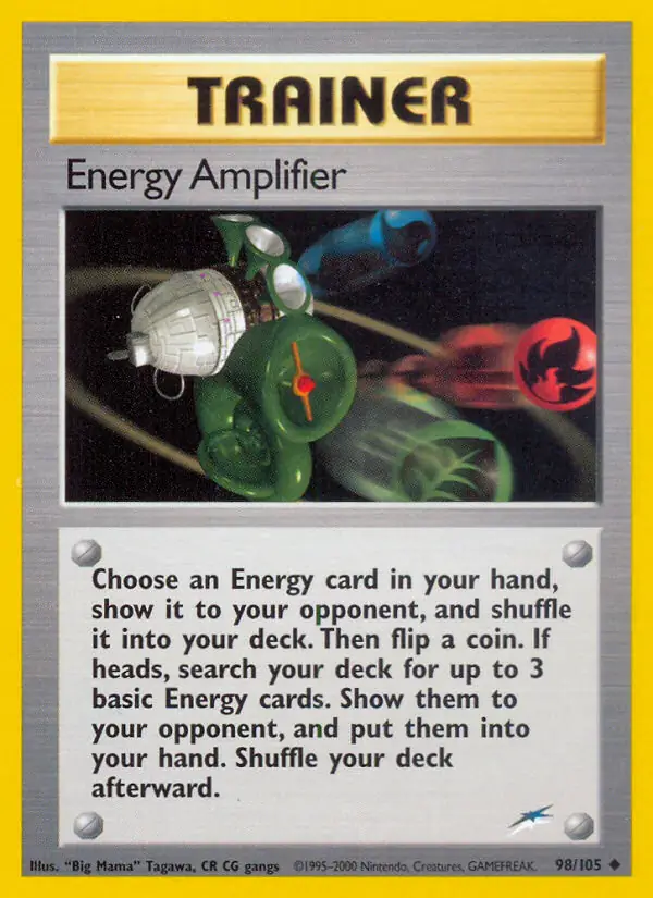 Energy Amplifier Pokemon card from Neo Destiny