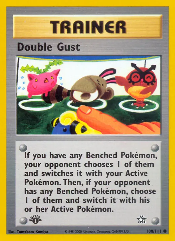 Double Gust Pokemon card from Neo Genesis 1st Edition