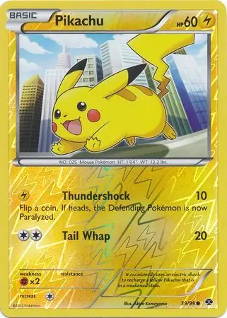 Pikachu Reverse Holo Pokemon card from Next Destinies