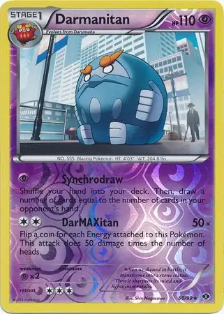 Darmanitan Reverse Holo Pokemon card from Next Destinies