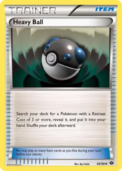 Heavy Ball Pokemon card from Next Destinies