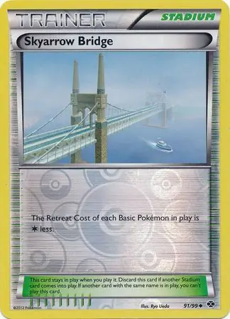 Skyarrow Bridge Reverse Holo Pokemon card from Next Destinies