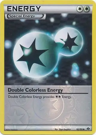 Double Colorless Energy Reverse Holo Pokemon card from Next Destinies