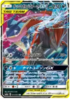 Greninja & Zoroark GX Pokemon card from Night Unison