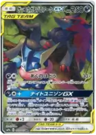 Greninja & Zoroark GX Pokemon card from Night Unison