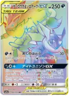 Greninja & Zoroark GX Pokemon card from Night Unison