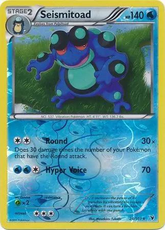 Seismitoad Reverse Holo