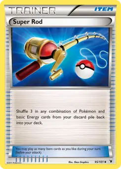 Super Rod Pokemon card from Noble Victories