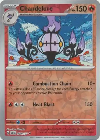 Chandelure Reverse Holo