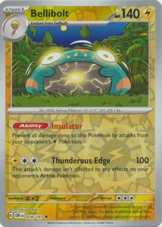 Bellibolt Reverse Holo