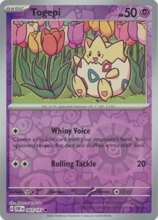 Togepi Reverse Holo