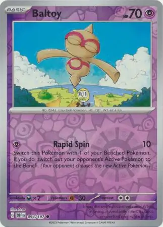 Baltoy Reverse Holo