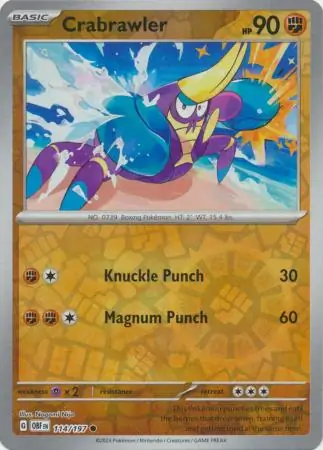 Crabrawler Reverse Holo