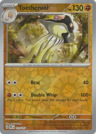 Toedscruel Reverse Holo