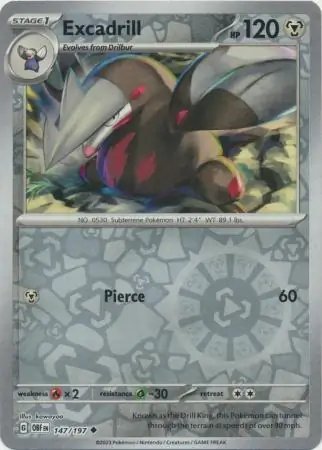 Excadrill Reverse Holo