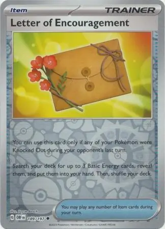 Letter of Encouragement Reverse Holo
