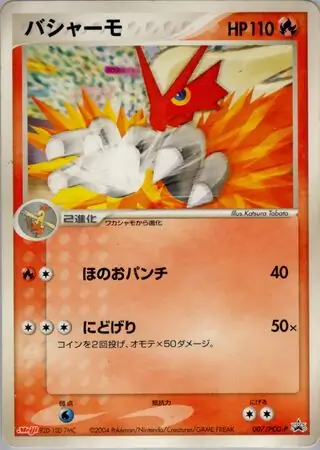 Blaziken Pokemon card from PCG-P Promos