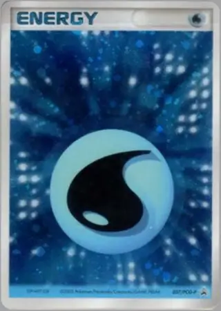 Water Energy Pokemon card from PCG-P Promos