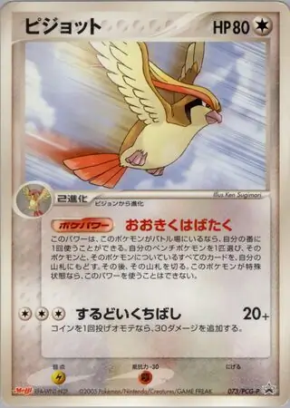 Pidgeot Pokemon card from PCG-P Promos