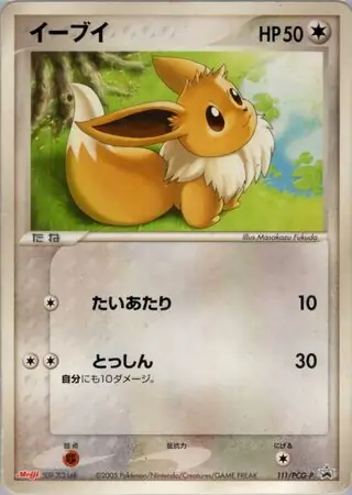 Eevee Pokemon card from PCG-P Promos