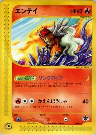 Entei Pokemon card from P Promos