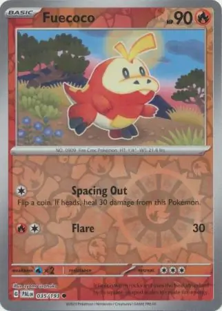 Fuecoco Reverse Holo