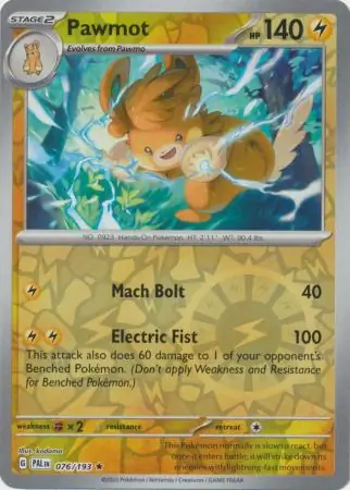 Pawmot Reverse Holo