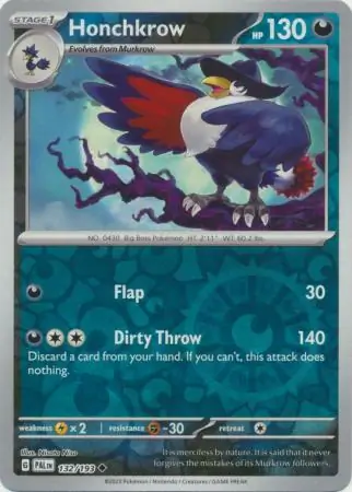 Honchkrow Reverse Holo