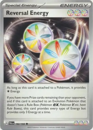 Reversal Energy Pokemon card from Paldea Evolved