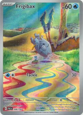 Frigibax Pokemon card from Paldea Evolved