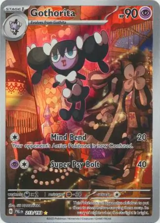 Gothorita Pokemon card from Paldea Evolved