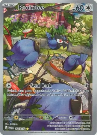 Rookidee Pokemon card from Paldea Evolved