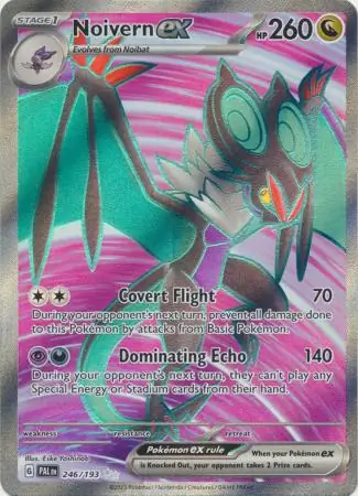 Noivern ex Pokemon card from Paldea Evolved