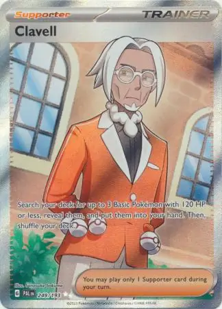 Clavell Pokemon card from Paldea Evolved