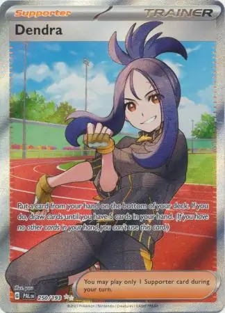 Dendra Pokemon card from Paldea Evolved