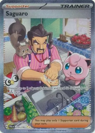 Saguaro Pokemon card from Paldea Evolved
