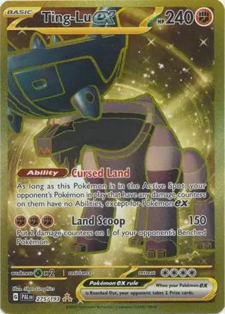 Ting-Lu ex Pokemon card from Paldea Evolved
