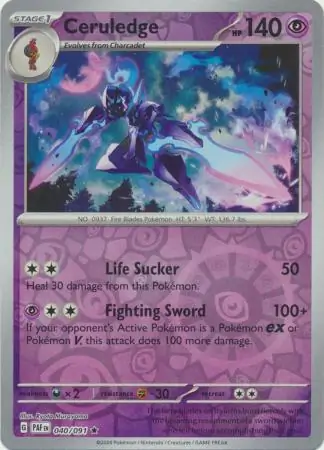Ceruledge Reverse Holo