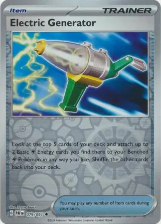 Electric Generator Reverse Holo