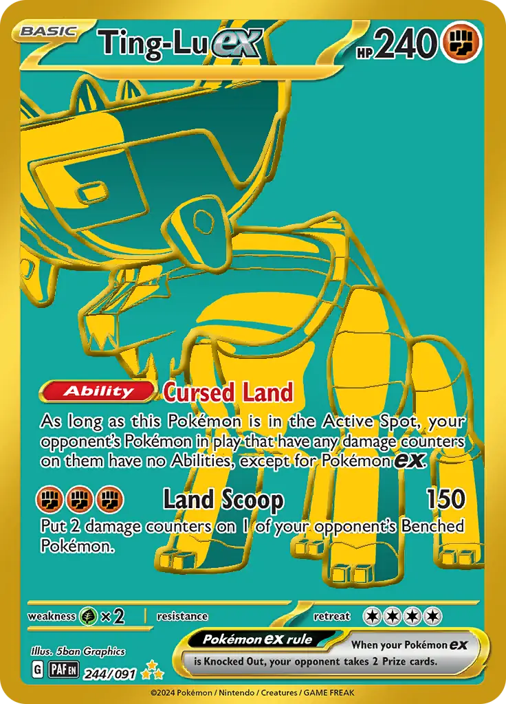 Ting-Lu Pokemon card from Paldean Fates