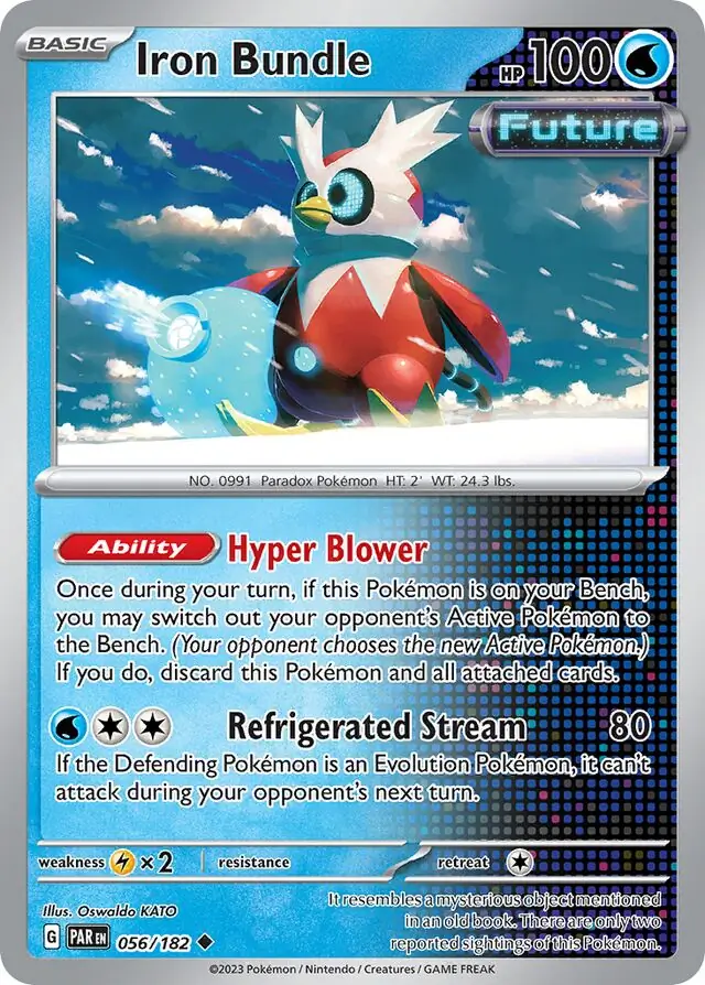 Iron Bundle Pokemon card from Paradox Rift