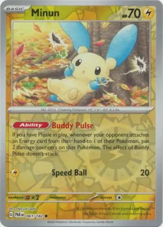 Minun Reverse Holo